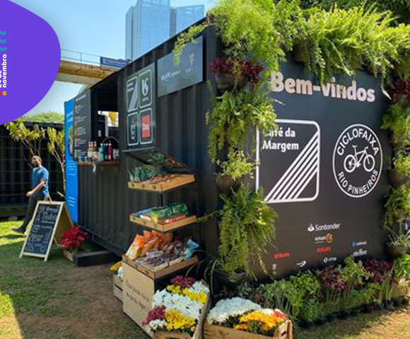 São Paulo ganha café 100% sustentável às margens do Rio Pinheiros